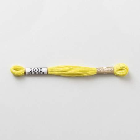 Filo da ricamo giapponese COSMO 2008 - Mouliné Size 25 in cotone a 6 capi