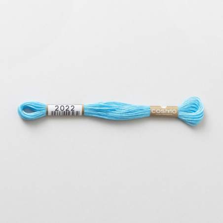 Filo da ricamo giapponese COSMO 2022 - Mouliné Size 25 in cotone a 6 capi