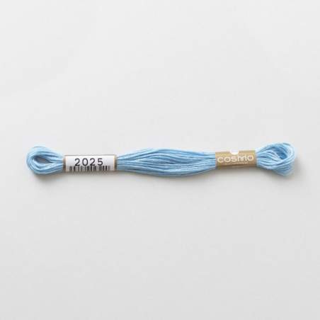 Filo da ricamo giapponese COSMO 2025 - Mouliné Size 25 in cotone a 6 capi