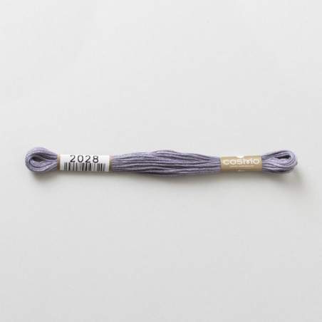 2028 COSMO - Filo da ricamo giapponese COSMO - Mouliné Size 25 in cotone a 6 capi