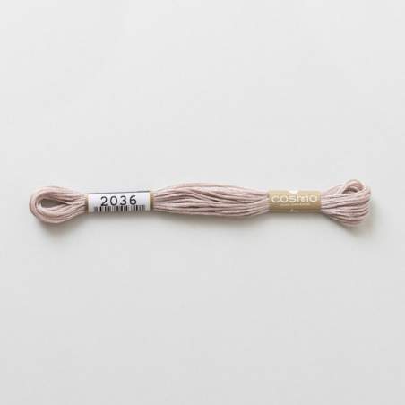 2036 COSMO - Filo da ricamo giapponese COSMO - Mouliné Size 25 in cotone a 6 capi