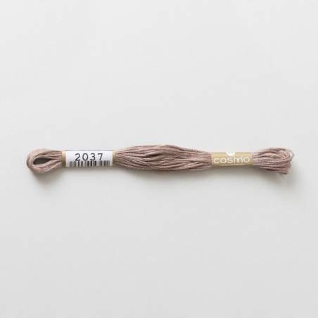 2037 COSMO - Filo da ricamo giapponese COSMO - Mouliné Size 25 in cotone a 6 capi