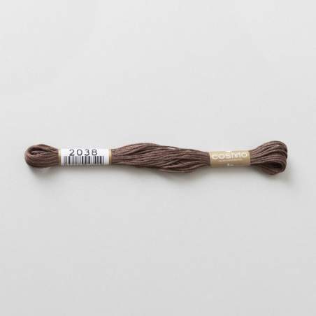 2038 COSMO - Filo da ricamo giapponese COSMO - Mouliné Size 25 in cotone a 6 capi