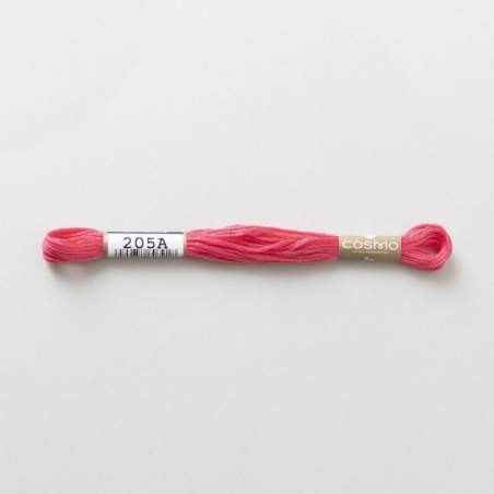 Filo da ricamo giapponese COSMO 205A - Mouliné Size 25 in cotone a 6 capi