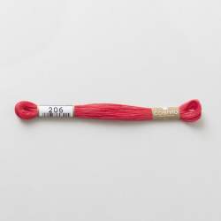 206 COSMO - Filo da ricamo giapponese COSMO - Mouliné Size 25 in cotone a 6 capi