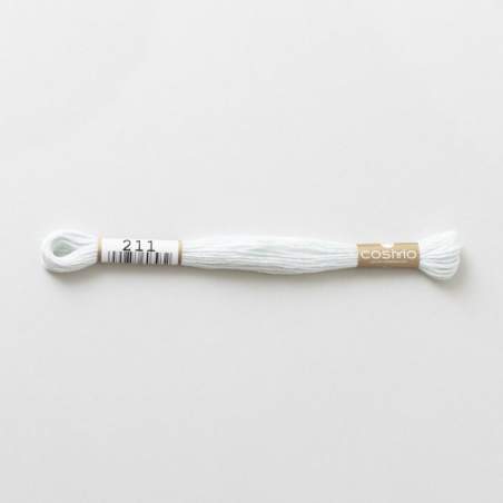 211 COSMO - Filo da ricamo giapponese COSMO - Mouliné Size 25 in cotone a 6 capi