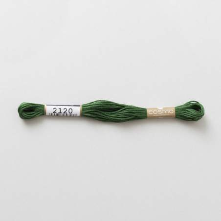 2120 COSMO - Filo da ricamo giapponese COSMO - Mouliné Size 25 in cotone a 6 capi