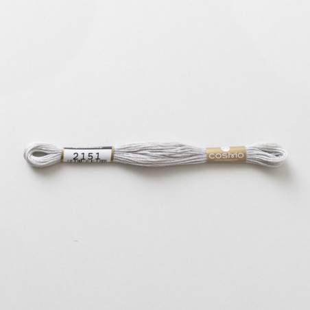 2151 COSMO - Filo da ricamo giapponese COSMO - Mouliné Size 25 in cotone a 6 capi