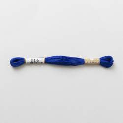 Filo da ricamo giapponese COSMO 216 - Mouliné Size 25 in cotone a 6 capi