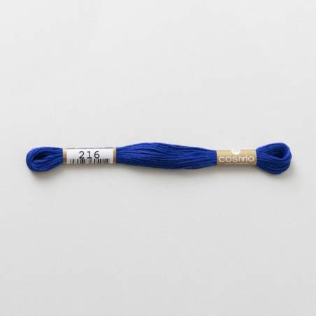 216 COSMO - Filo da ricamo giapponese COSMO - Mouliné Size 25 in cotone a 6 capi