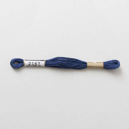 Filo da ricamo giapponese COSMO 2167 - Mouliné Size 25 in cotone a 6 capi