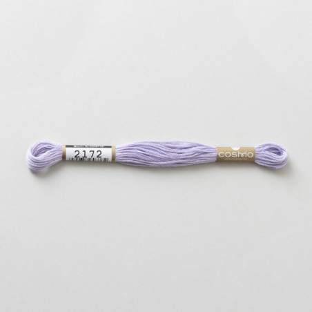 2172 COSMO - Filo da ricamo giapponese COSMO - Mouliné Size 25 in cotone a 6 capi