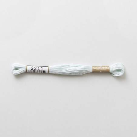 2211 COSMO - Filo da ricamo giapponese COSMO - Mouliné Size 25 in cotone a 6 capi