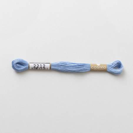 2212 COSMO - Filo da ricamo giapponese COSMO - Mouliné Size 25 in cotone a 6 capi
