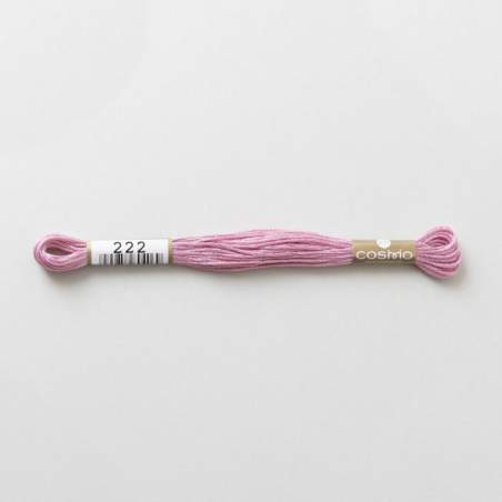 222 COSMO - Filo da ricamo giapponese COSMO - Mouliné Size 25 in cotone a 6 capi
