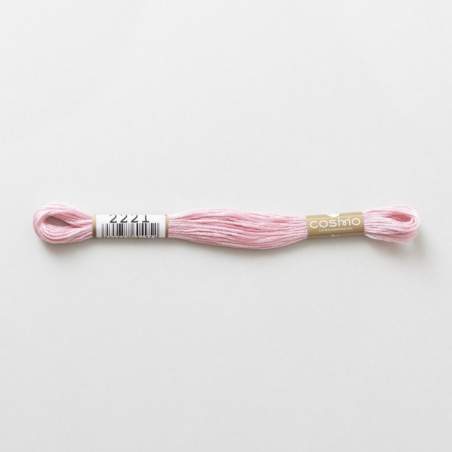 2221 COSMO - Filo da ricamo giapponese COSMO - Mouliné Size 25 in cotone a 6 capi