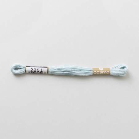 Filo da ricamo giapponese COSMO 2251 - Mouliné Size 25 in cotone a 6 capi