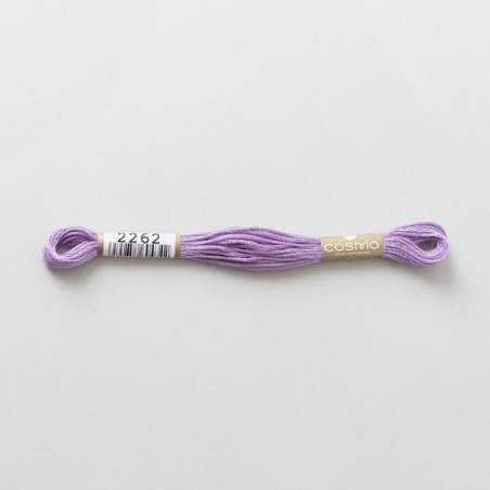 Filo da ricamo giapponese COSMO 2262 - Mouliné Size 25 in cotone a 6 capi