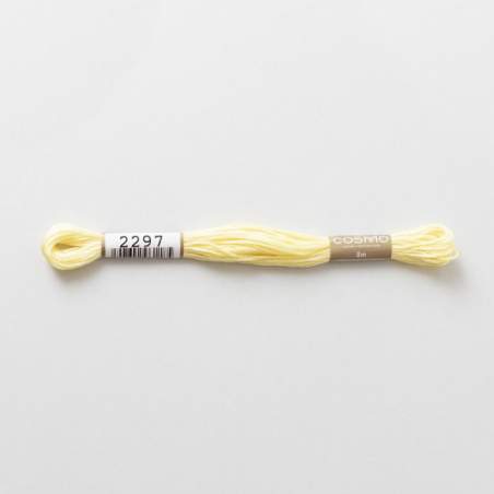 Filo da ricamo giapponese COSMO 2297 - Mouliné Size 25 in cotone a 6 capi