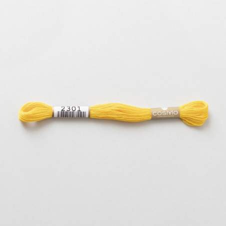 2301 COSMO - Filo da ricamo giapponese COSMO - Mouliné Size 25 in cotone a 6 capi