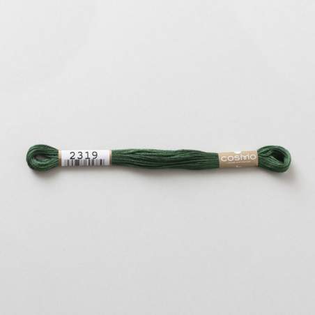 2319 COSMO - Filo da ricamo giapponese COSMO - Mouliné Size 25 in cotone a 6 capi