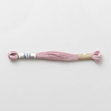 233 COSMO - Filo da ricamo giapponese COSMO - Mouliné Size 25 in cotone a 6 capi