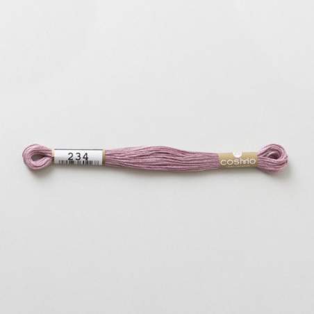 Filo da ricamo giapponese COSMO 234 - Mouliné Size 25 in cotone a 6 capi