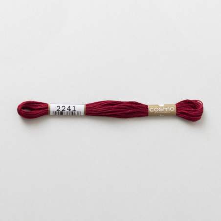 Filo da ricamo giapponese COSMO 2241 - Mouliné Size 25 in cotone a 6 capi