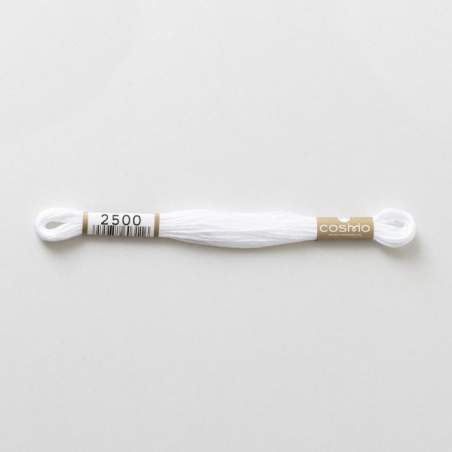 2500 COSMO - Filo da ricamo giapponese COSMO - Mouliné Size 25 in cotone a 6 capi