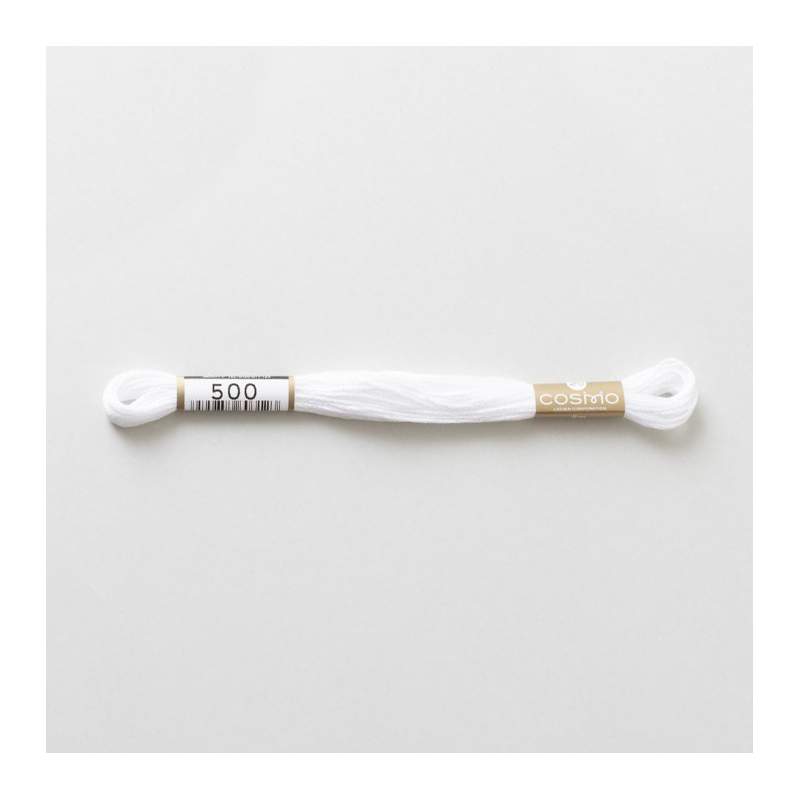 Filo da ricamo giapponese COSMO 500 - Mouliné Size 25 in cotone a 6 capi