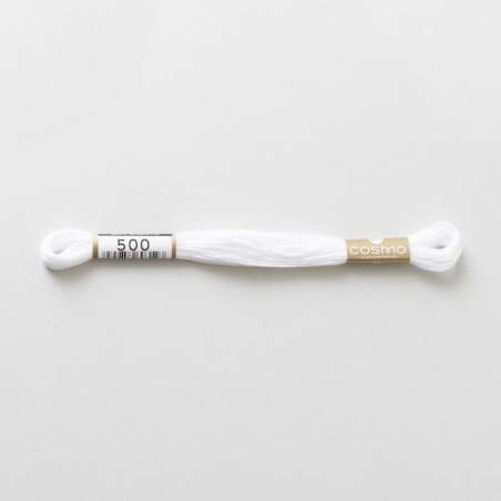 500 COSMO - Filo da ricamo giapponese COSMO - Mouliné Size 25 in cotone a 6 capi