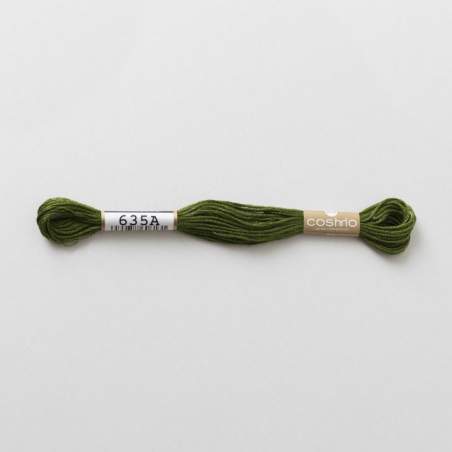 635A COSMO - Filo da ricamo giapponese COSMO - Mouliné Size 25 in cotone a 6 capi