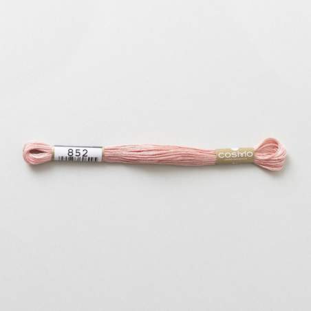Filo da ricamo giapponese COSMO 852 - Mouliné Size 25 in cotone a 6 capi