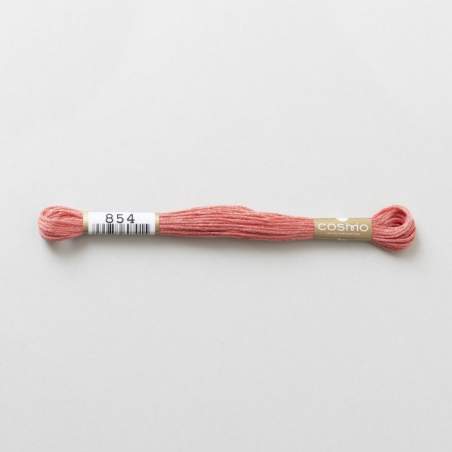 854 COSMO - Filo da ricamo giapponese COSMO - Mouliné Size 25 in cotone a 6 capi
