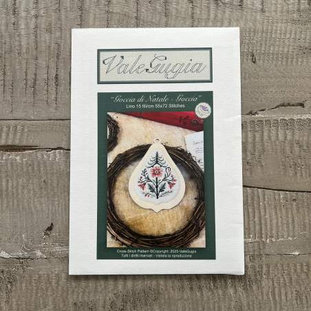 Goccia di Natale, Goccia - Schema a Punto Croce di ValeGugia