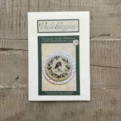 Goccia di Natale, Pettirosso - Schema a Punto Croce di ValeGugia