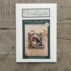 Natale, Pettirosso Merry Christmas - Schema a Punto Croce di ValeGugia