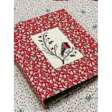 Natale, Pettirosso nella Neve - Schema a Punto Croce di ValeGugia