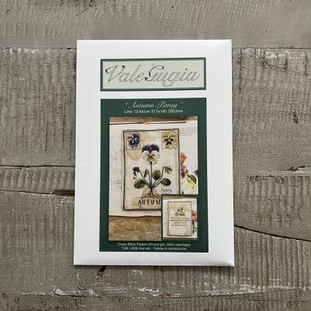 Erbario, Copertina Autunno - Schema a Punto Croce di ValeGugia