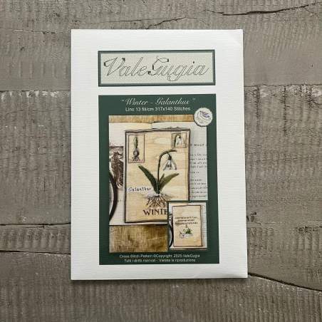Erbario, Copertina Inverno - Schema a Punto Croce di ValeGugia