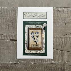 Erbario, Campanula - Schema a Punto Croce di ValeGugia