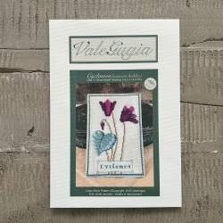 Erbario, Ciclamino - Schema a Punto Croce di ValeGugia
