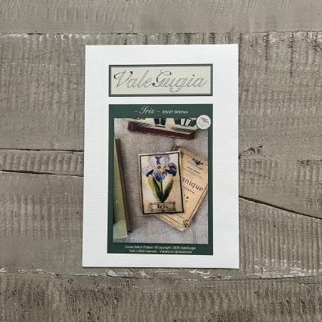 Erbario, Iris - Schema a Punto Croce di ValeGugia