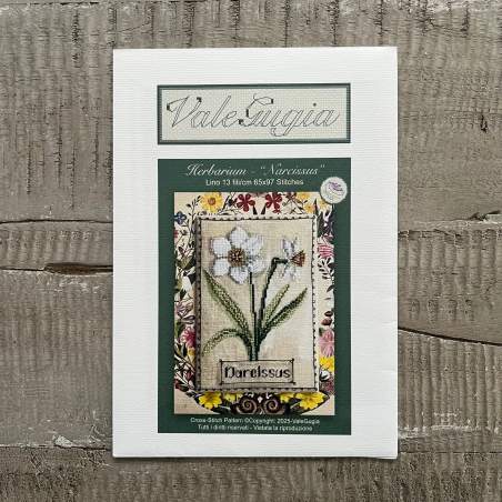 Erbario, Narciso - Schema a Punto Croce di ValeGugia