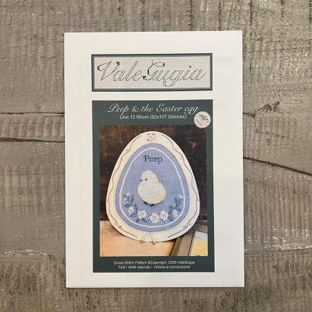 Pasqua, Peep e l’uovo - Schema a Punto Croce di ValeGugia