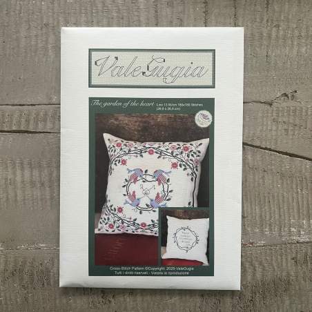 Il Giardino Segreto, Giardino del Cuore - Schema a Punto Croce di ValeGugia