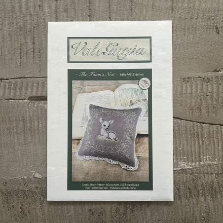 Il Giardino Segreto, Nido del Cerbiatto - Schema a Punto Croce di ValeGugia