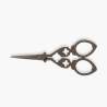 Forbici da Ricamo Vintage in metallo brunito - 10 cm