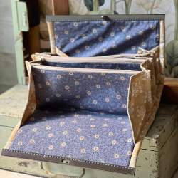 Chiusura per borse da 25 cm con incastro centrale, metallica con fori da cucire