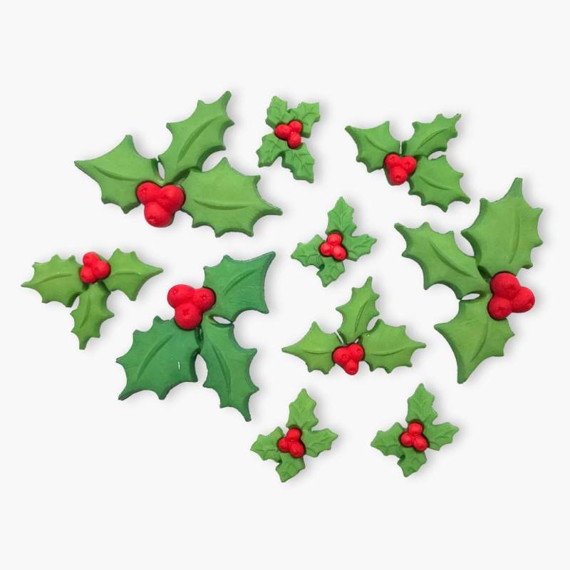 Dress It Up, Bottoni Decorativi-  Holly Jolly Christmas